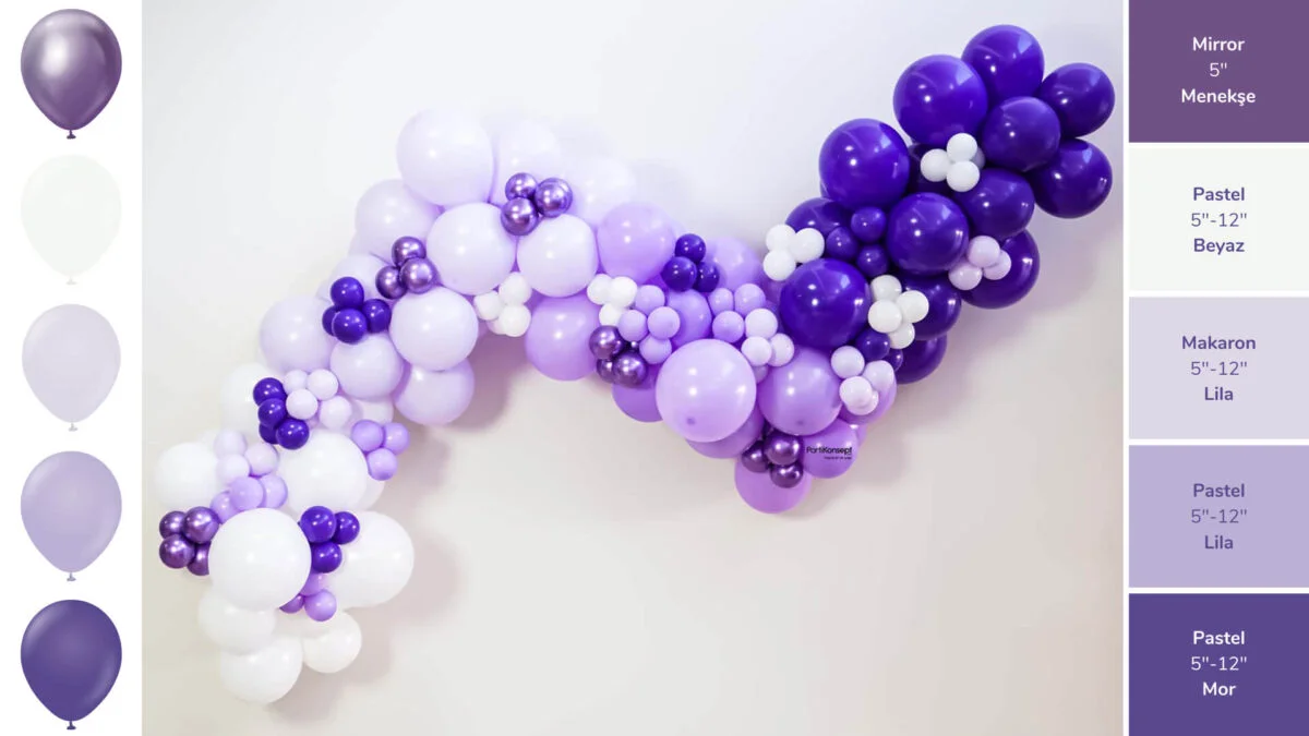 Pastel Balon Menekşe - Görsel 7