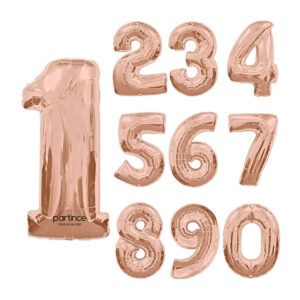 40″ Rose Gold Rakam Folyo Balonlar