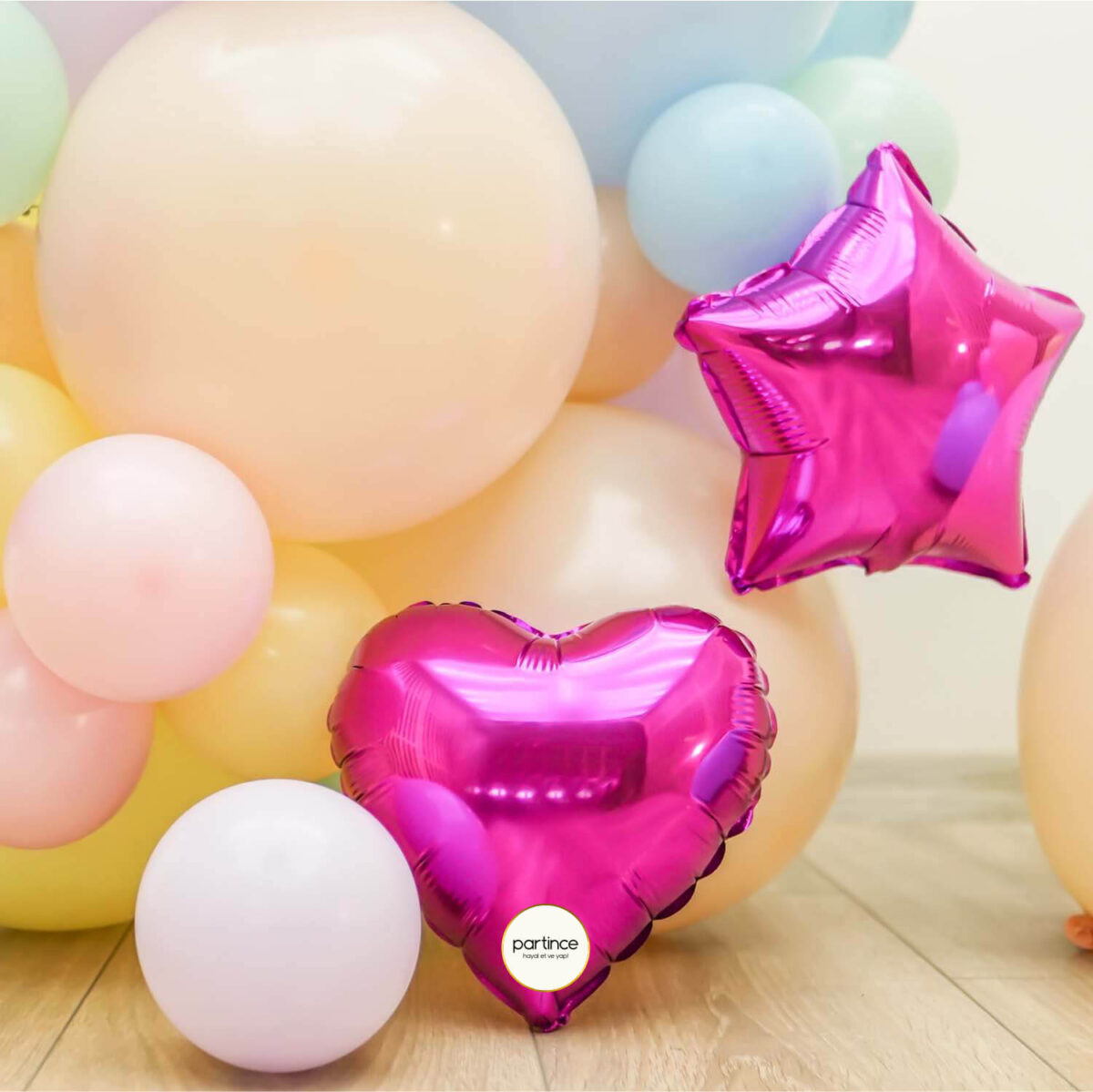 Mini dekor folyo balonlar