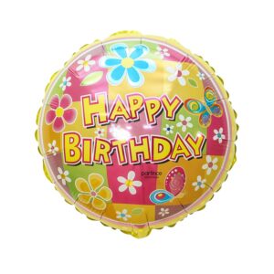 Happy Birthday Bahar Tema Folyo Balon