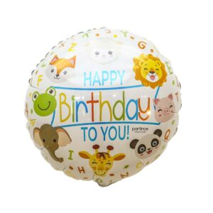 Happy Birthday Folyo Balon Hayvanlar