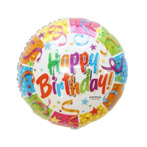 Happy Birthday Konfetili Folyo Balon