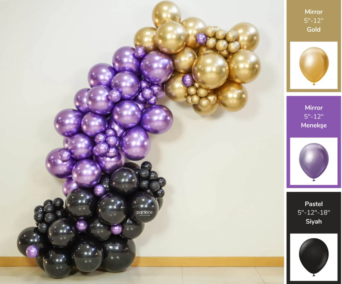 Mirror Balon Violet (Menekşe) - Görsel 9