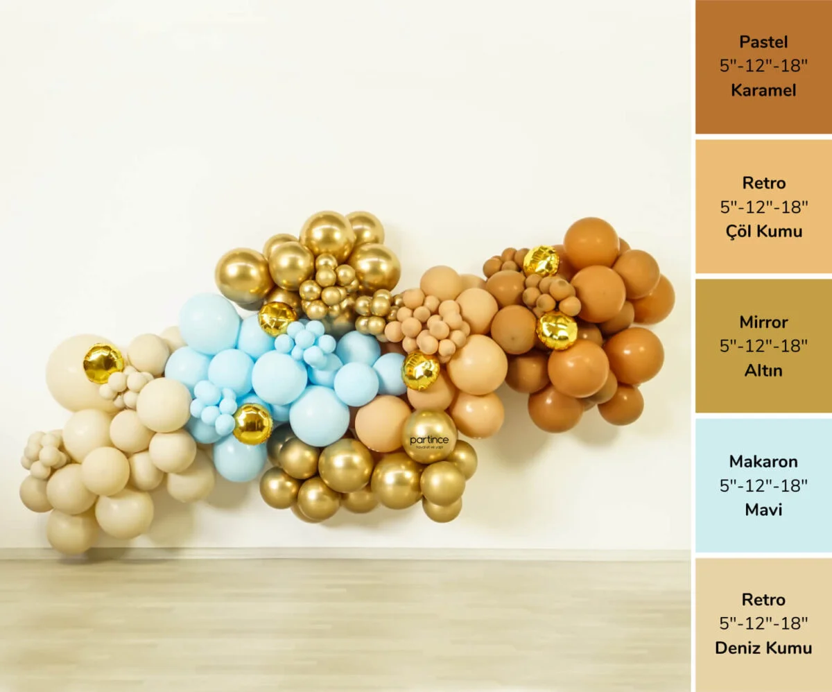 Mirror Balon Gold (Altın) - Görsel 10