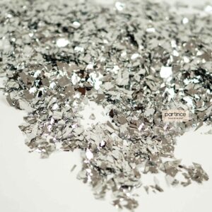 Düzensiz Konfeti Gümüş