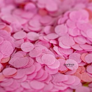 1,5 cm Kağıt Konfeti Koyu Pembe 20 gr