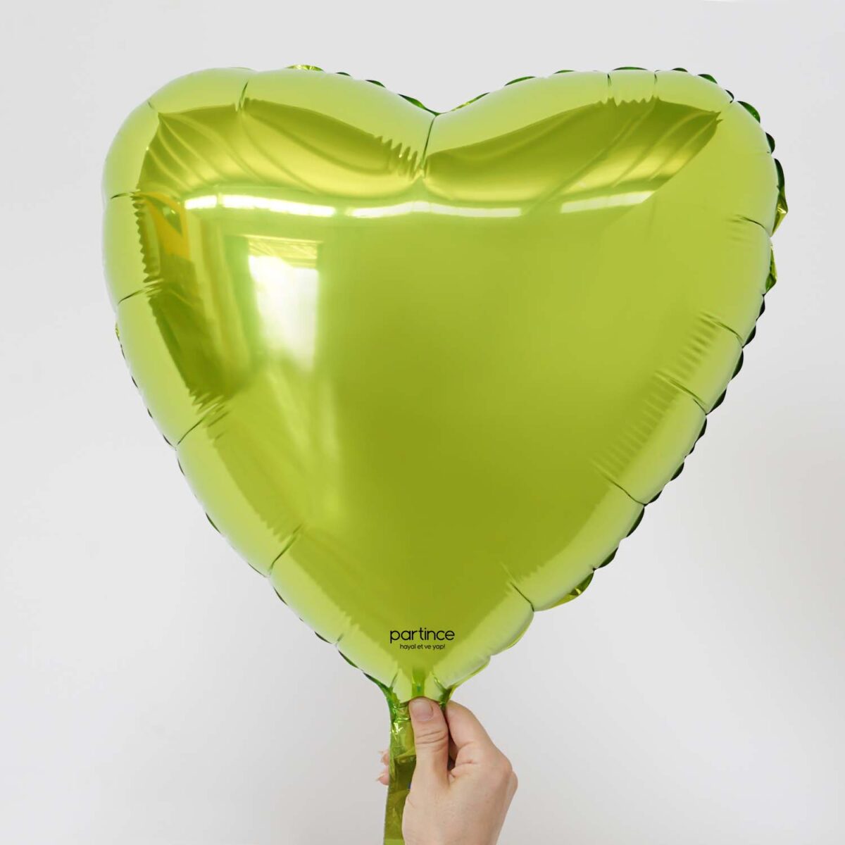 18″ – 45 cm kalp folyo limon yeşili