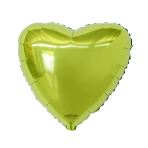 18″ – 45 cm Kalp Folyo Limon Yeşili