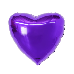 18″ – 45 cm Kalp Folyo Mor