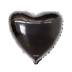 18″ – 45 cm Kalp Folyo Siyah