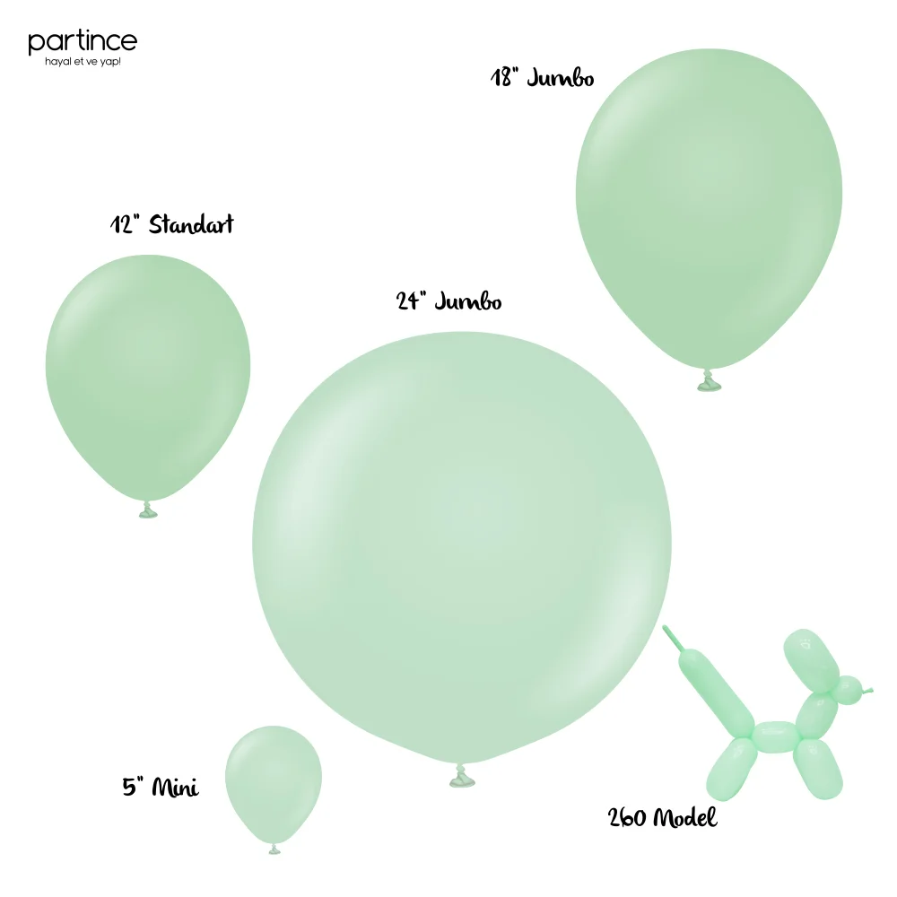 Makaron Balon Mint - Görsel 5