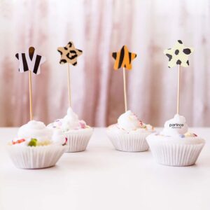 Yıldız Cake Topper Pasta Süsleyici Safari 8 Parça