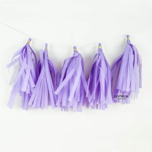 Tassel Kağıt Püskül Lila (Kendin yap)