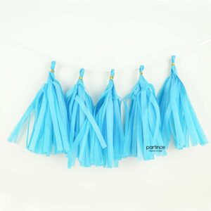 Tassel Kağıt Püskül Açık Mavi (Kendin yap)