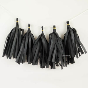 Tassel Kağıt Püskül Siyah (Kendin yap)