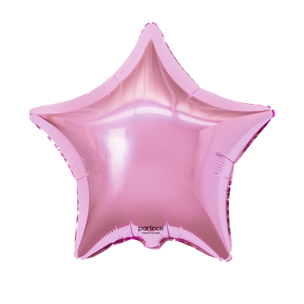 18″ – 45 cm yıldız folyo flamingo pembe