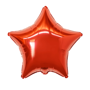 18″ – 45 cm Yıldız Folyo Kırmızı