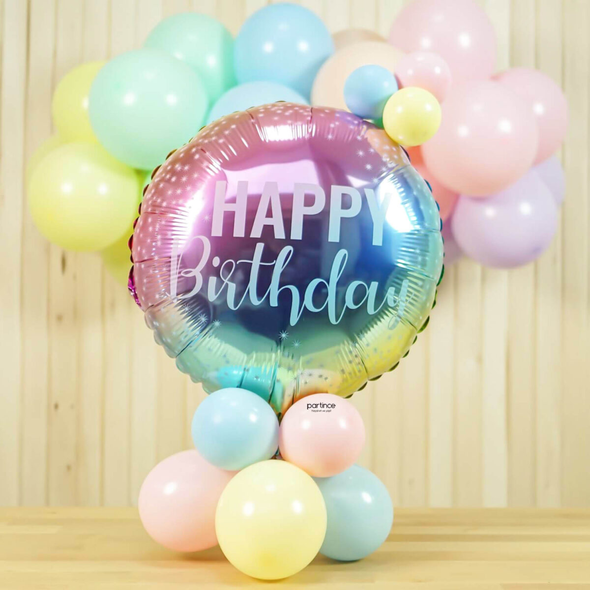 Happy birthday folyo balon geçişli