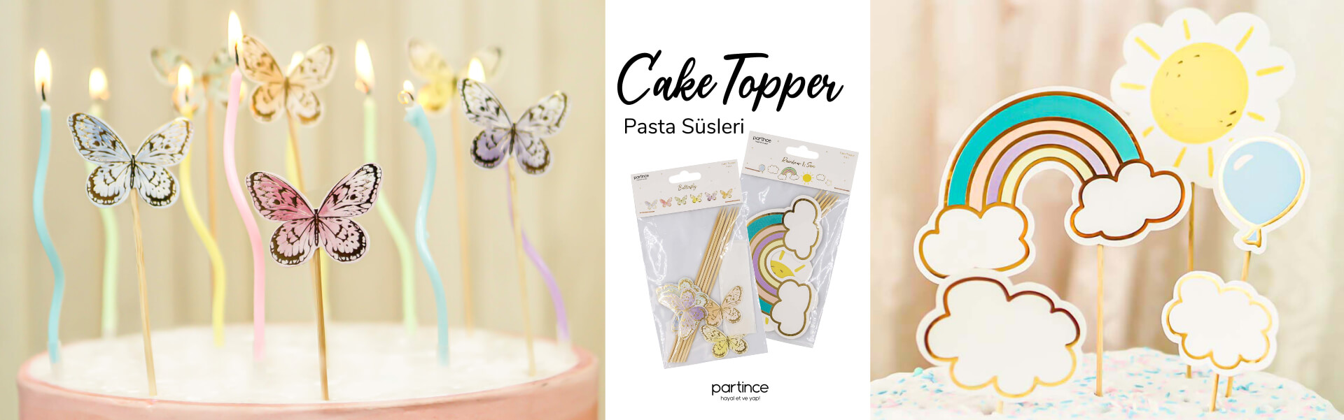 Cake topper banner Cake topper