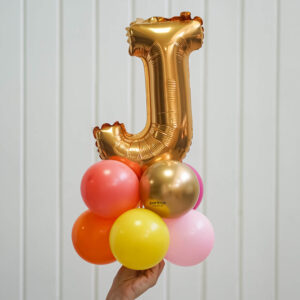 14″ – 35 cm Küçük Boy Harf Folyo Balonlar Altın