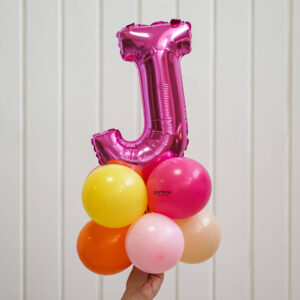 14″ – 35 cm Küçük Boy Harf Folyo Balonlar Pembe