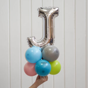 14″ – 35 cm Küçük Boy Harf Folyo Balonlar Gümüş