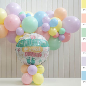 Welcome Sweet Baby Makaron Balonlar Hastane Odası Süsleme Kiti