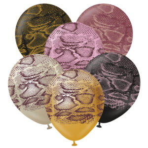 Yılan Baskılı Balon 10'lu