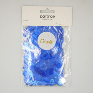 Metalik Yuvarlak Form Mavi Konfeti 20 Gr