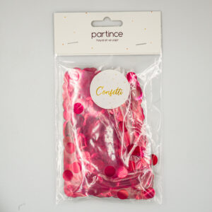 Metalik Yuvarlak Form Vişne Konfeti 20 Gr