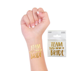 Team Bride Geçici Dövme Gold Yaldızlı 10'lu Paket