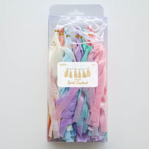 6'lı Makaron Püskül Zinciri (Hazır – Kutulu)