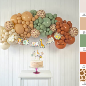 Safari Tema Doğum Günü Balon Zincir Seti