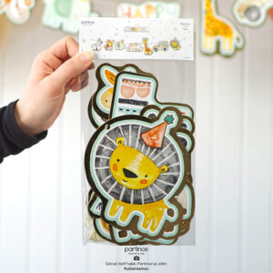 Safari Tema Banner Asma Süs 7 Parça