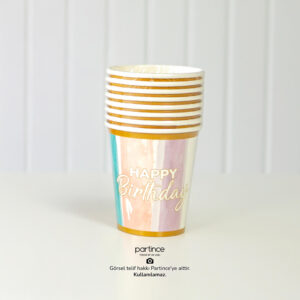 Happy Birthday Bardak 8'li