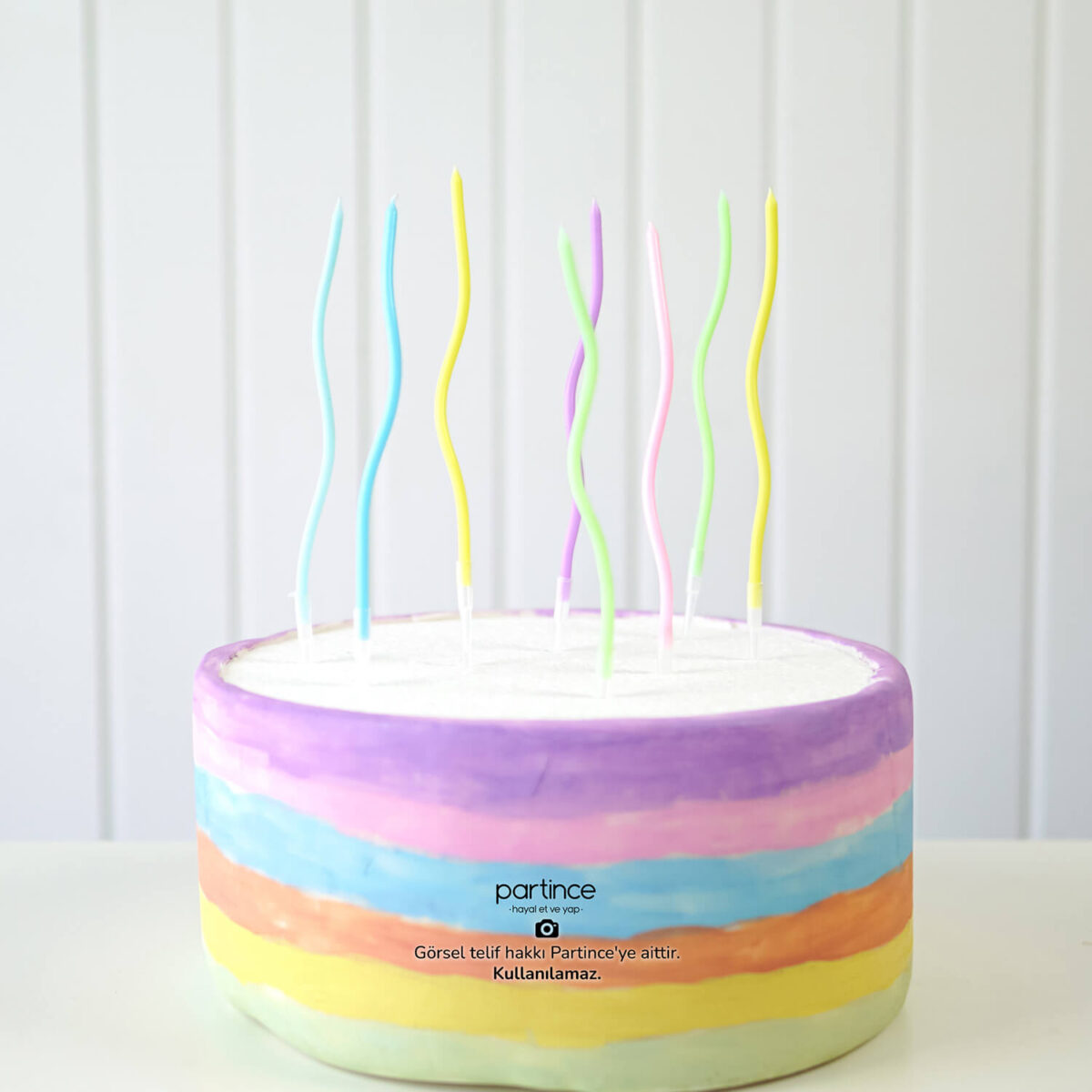 Makaron Renk Spiral Pasta Mumu 8’li - Görsel 3