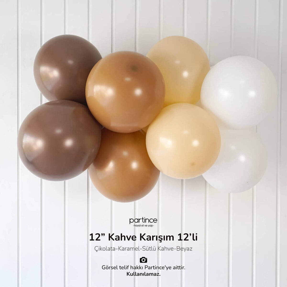 12" Standart Boy Kahve Karışım 12'li - Görsel 2