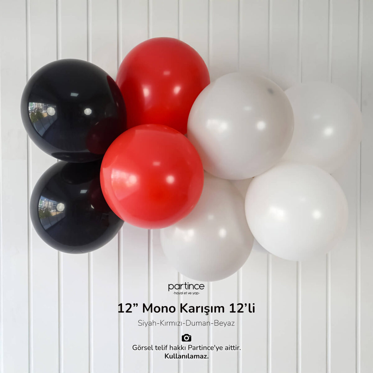 12" Standart Boy Mono Karışım 12'li - Görsel 2