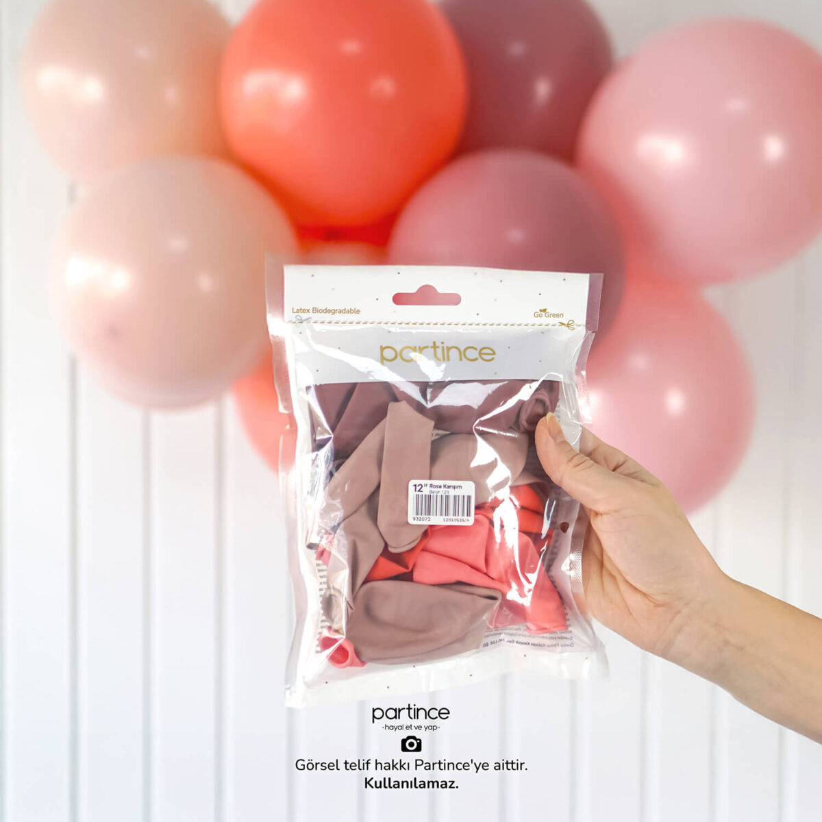 12" Standart Boy Rose Karışım 12'li - Görsel 3
