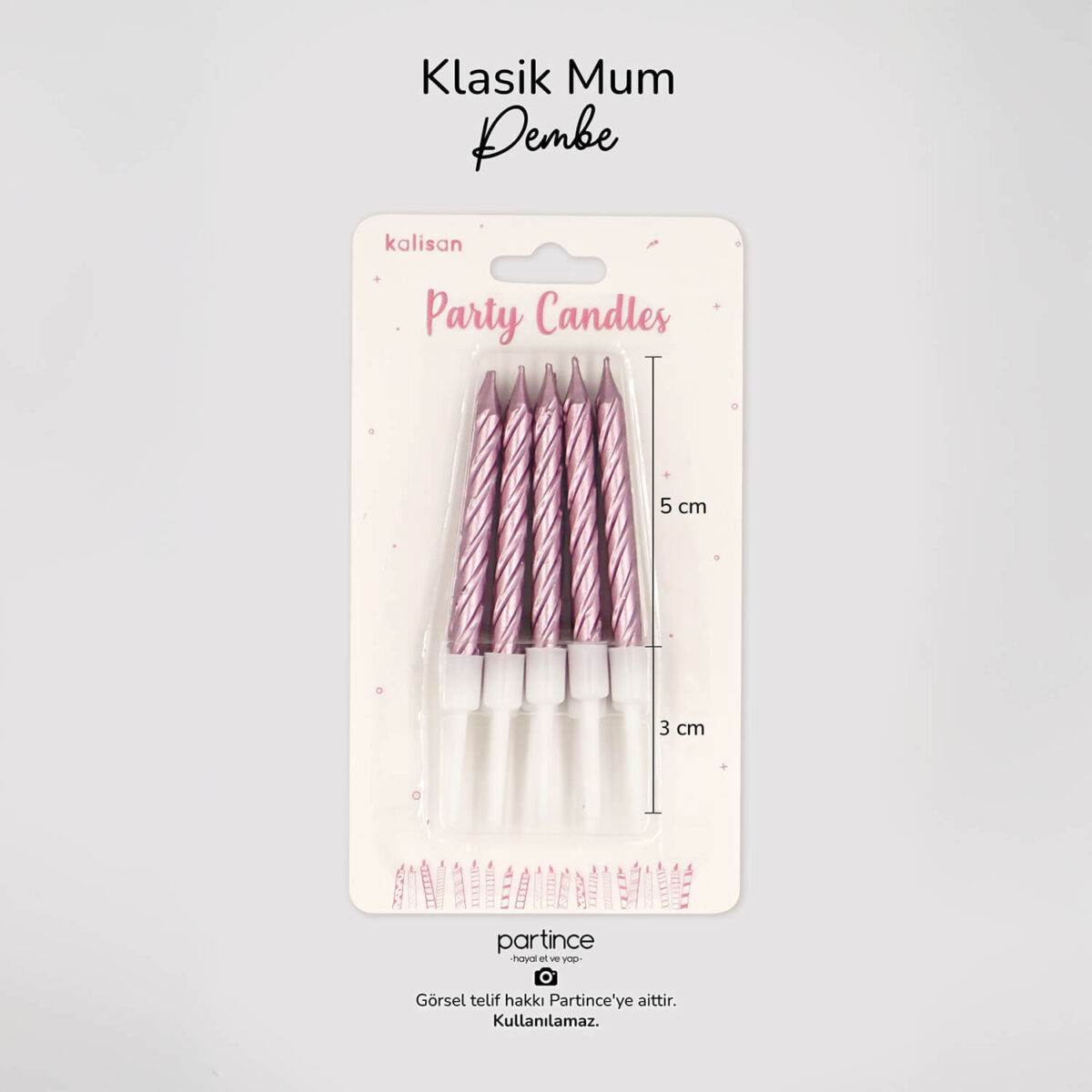 Klasik Pasta Mumu 5 Renk 10'lu - Görsel 3