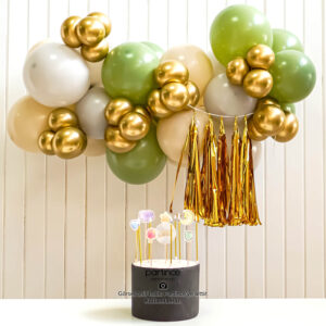 Deniz Kumu Duman ve Okaliptus Mini Balon Zincir Kiti