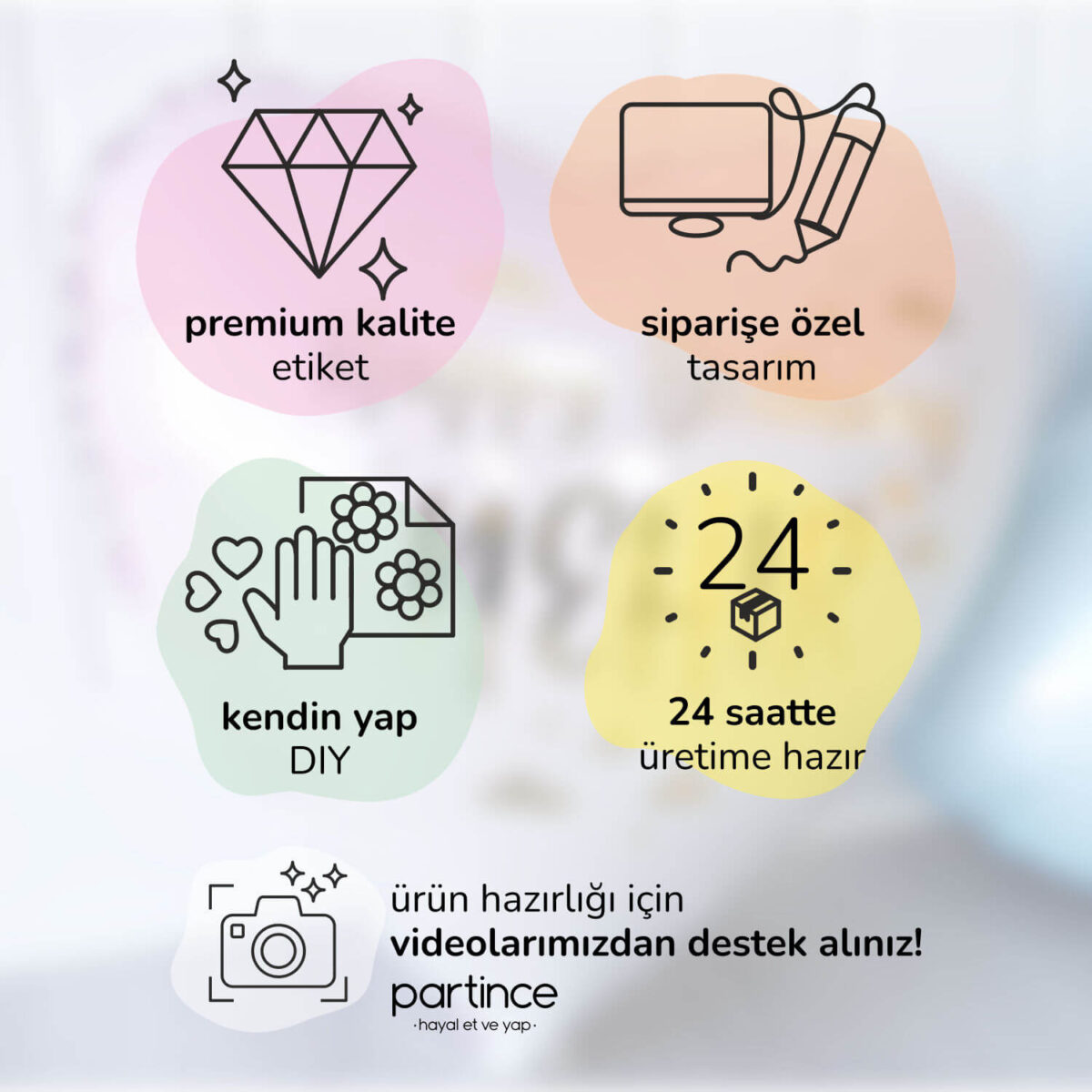 Kişiye Özel Sticker - Görsel 2