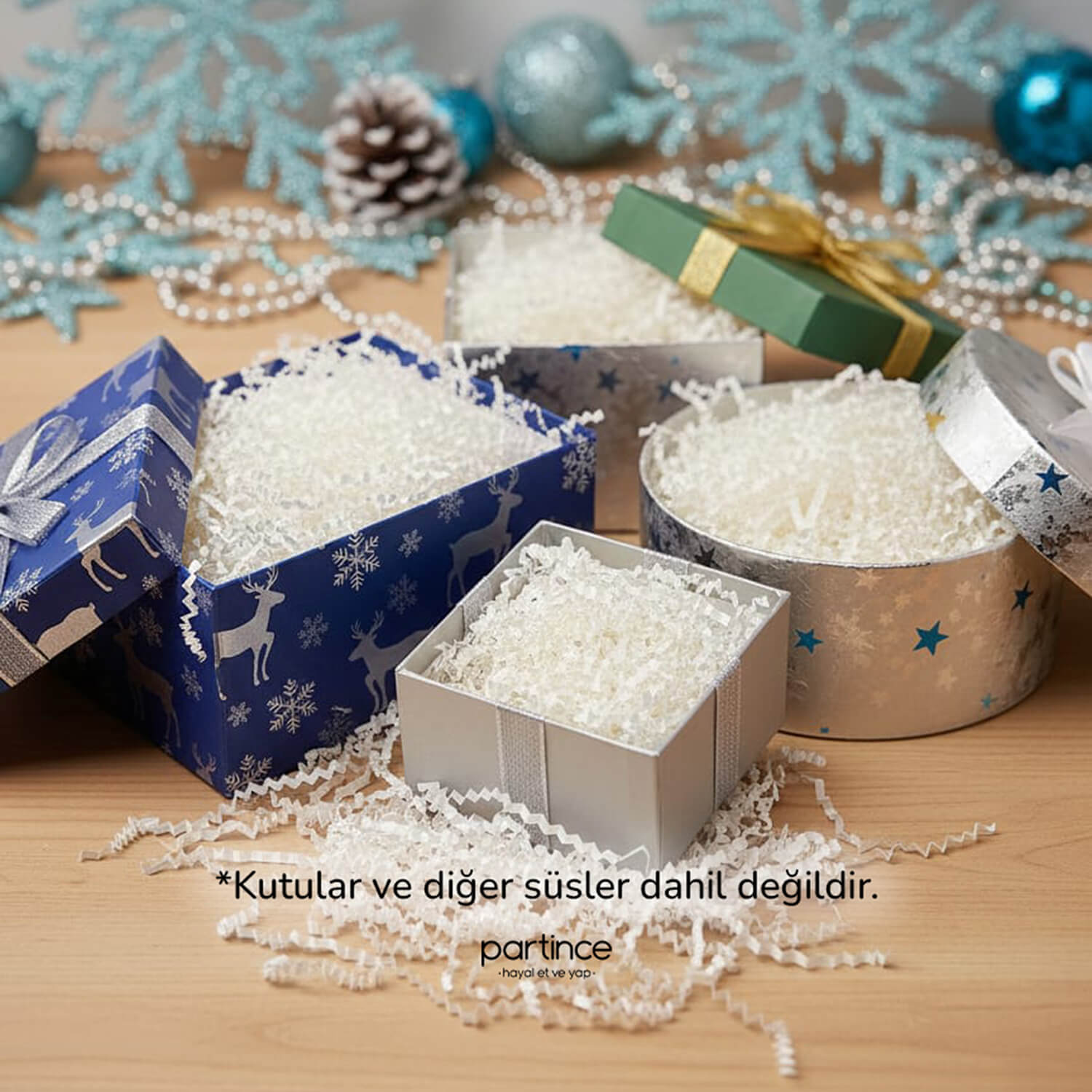 Beyaz Zigzag Kırpık Kağıt Hediye Paketleme ve Kutu İçi Dolgu Kağıdı 100 gr Partince Zigzag Kırpık Kağıt Hediye Paketi Dolgu Kağıdı Beyaz 100 gr - Görsel 4