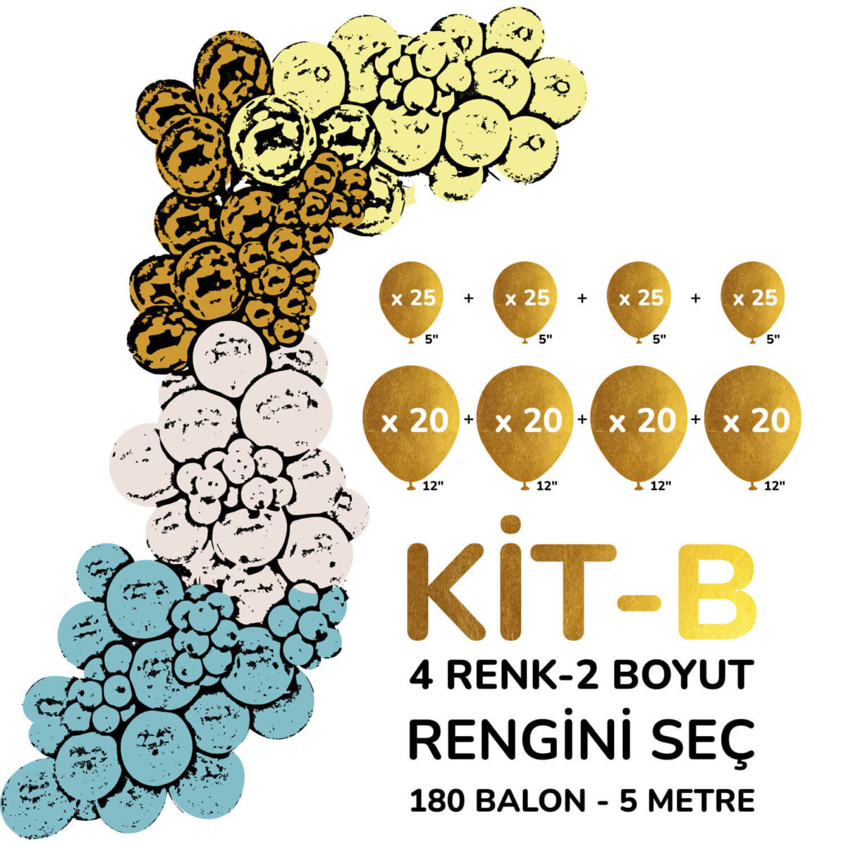 Kendi Balon Zincirini Yap - Kit B