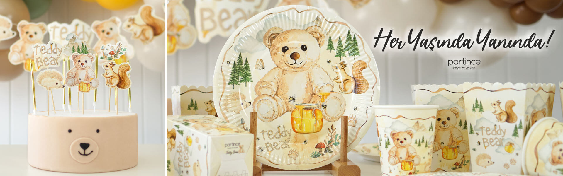 Teddy Bear Tema Parti Koleksiyonu