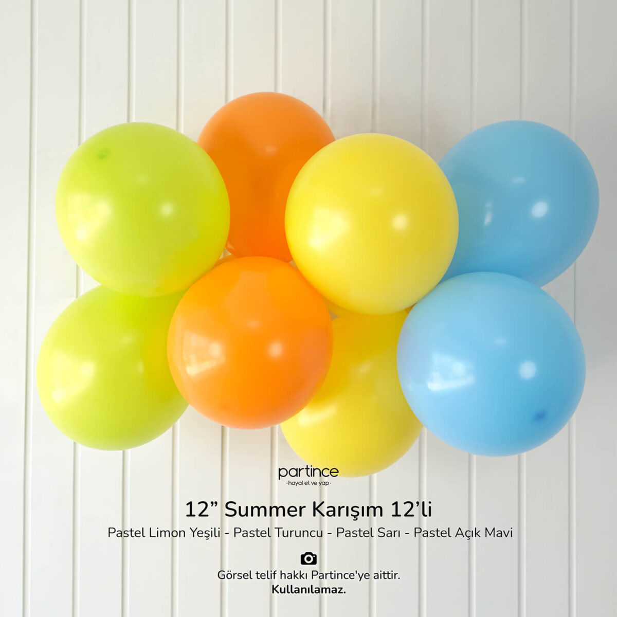 12" Standart Boy Summer Karışım 12'li - Görsel 3