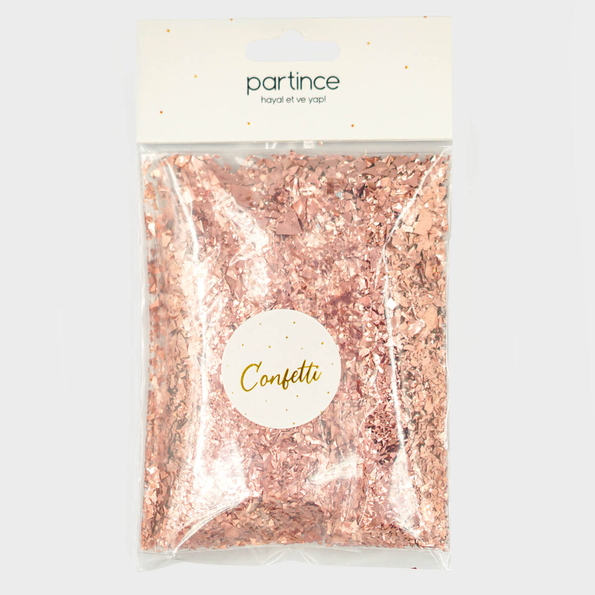 Düzensiz Konfeti Rose Gold - Görsel 2