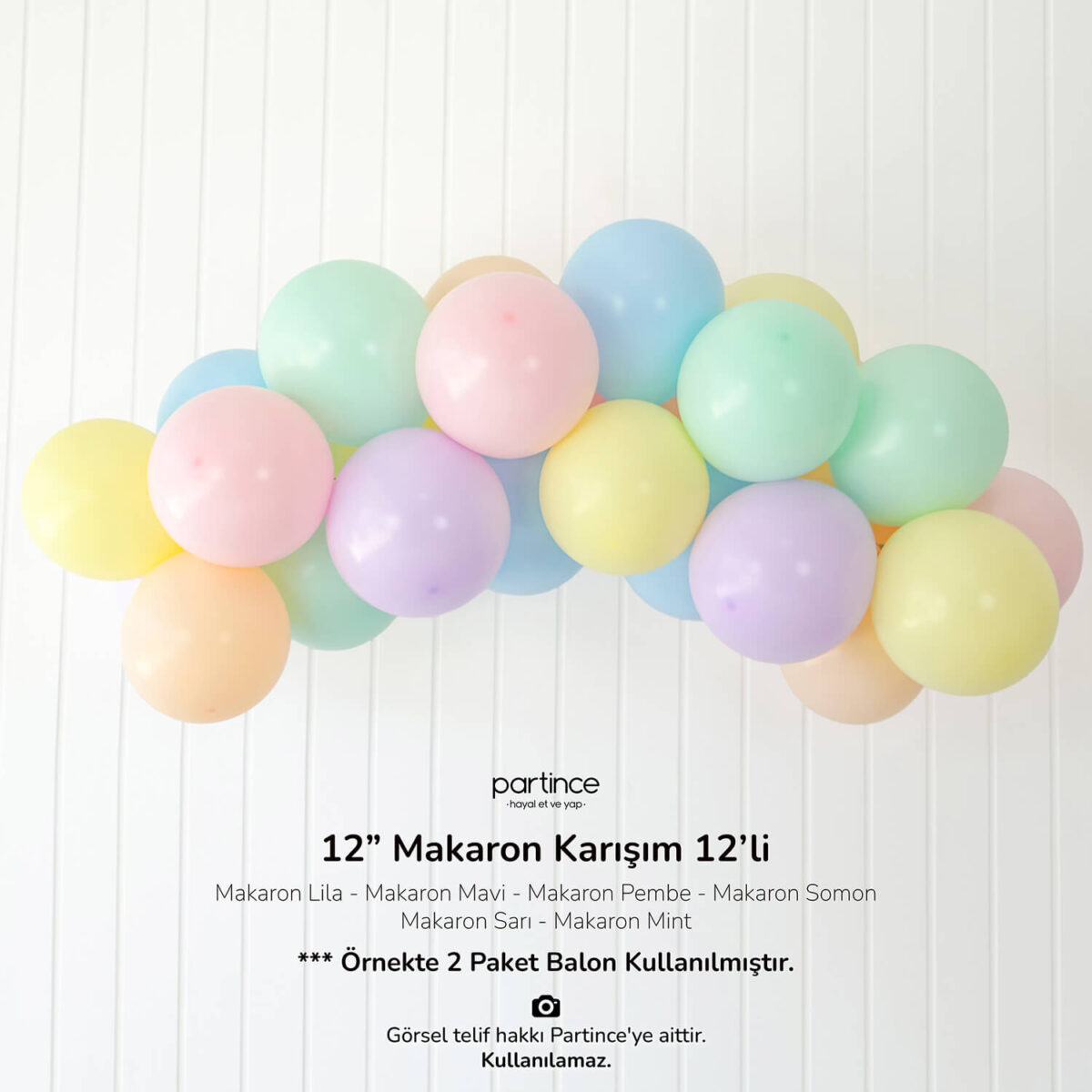 Makaron Balon Karışık - Görsel 2